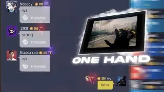 1v1ing worldchat while using only ONE HAND
