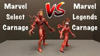 Marvel Select Carnage Vs Marvel Legends Carnage Which is better?
