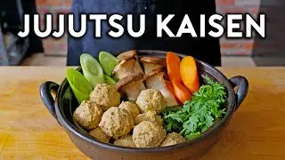 How to Make the Chicken Meatball Hotpot from Jujutsu Kaisen | Anime with Alvin