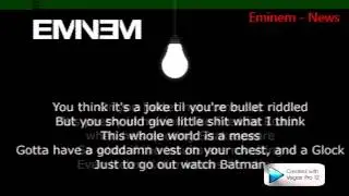 Eminem - Asshole Ft. Skylar Grey ( Lyrics ) MMLP2
