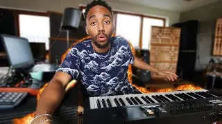 MAKING THE MOST FIRE BEATS IN MY NEW STUDIO