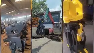 Zhengzhou Hanyun Engineering Machinery specializes Excavator Attachments Hydraulic Gripper