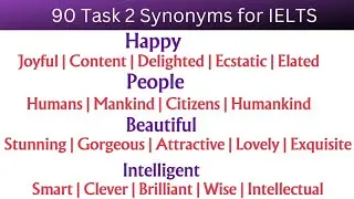 90 Most Commonly Used Words with Synonyms in IELTS Writing Task 2 #ieltsvocabulary