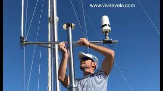 Como instalar un mástil de antenas para barco veleros