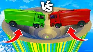 GTA V Online: CORRIDA BATE-BATE dentro de um FUNIL!!! (MITEI)