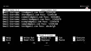 .dat file how open | usernames.dat file open | how to open .dat file  | Termux - Linux