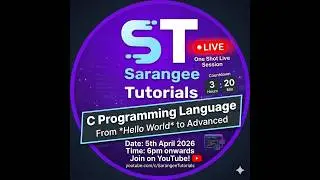 C Programming Full Live Class | Start from Zero to Advanced C Concepts