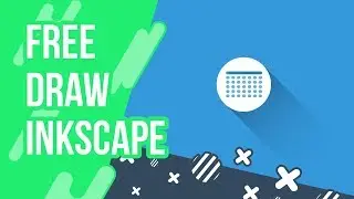 FREE DRAW WITH INKSCAPE #10 : LONG SHADOW ICON