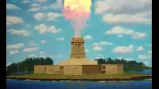 Statue of Liberty blows up! (After Effects test)
