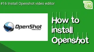 how to install openshot | Linux mint tricia