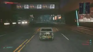 Cyberpunk 2077 Cars falling out sky