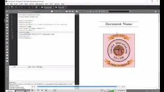 LaTex Basics - Title between Horizontal line - Tutorial #3