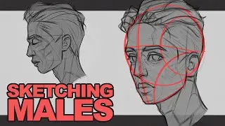 How I Sketch Portraits (Multiple Angles)