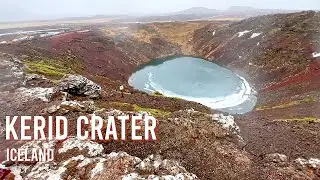 Kerid Crater: Most Beautiful Volcano Crater in Iceland!