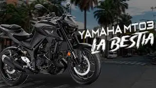 Yamaha MT03 Color Black La pequeña Bestia