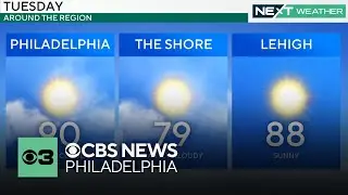 Hot and humid Tuesday in Philadelphia, when to expect rain