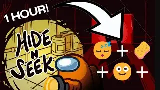 1 HOUR of Among us HIDE N SEEK *to help you fall asleep, listen while cleaning, and be happy*