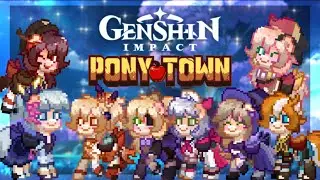 How to make Genshin Impact characters in Ponytown [Part4] [REQUESTS CLOSED]