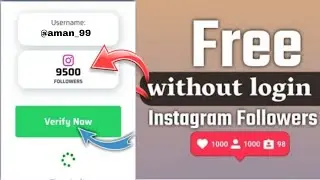 ( Without Login ) How To Get Free Instagram Followers 2021