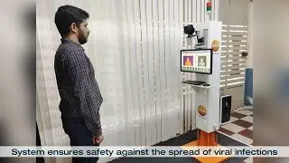 Thermal Scanning Touch-Free Kiosk with testo 872 thermal camera