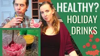 HEALTHY HOLIDAY COCKTAILS made with nutritious ingredients (as well as liquor). 🎄 🥂