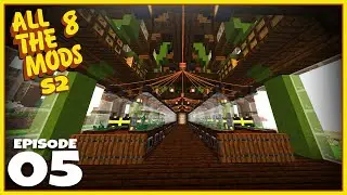 All the mods 8 S2 | An Epic greenhouse for Our Garden Cloches!! | [EP 05]