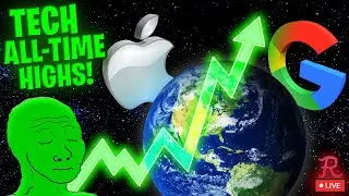 BITCOIN LIVE : AAPL AND GOOGL ALL TIME HIGH!!! TSLA WIN STREAK CONTINUES! BTC STABLE COIN