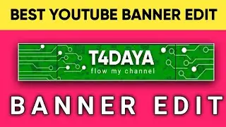 how to professional Youtube banner on mobile |channel art kaise banaen