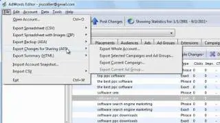 Adwords Editor Training Tutorials #4: Import and Export Accounts