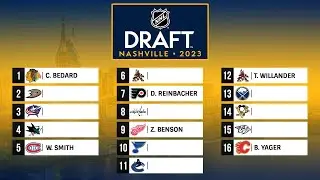 FINAL 2023 NHL MOCK DRAFT (Entire 1st Round)