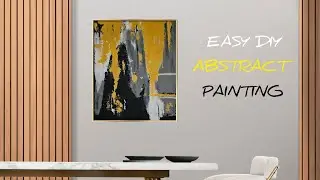 Easy Abstract Painting Tutorial For Beginners | #paintingtutorial #paintingforbeginners