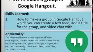 How to make a group in Google Hangout
