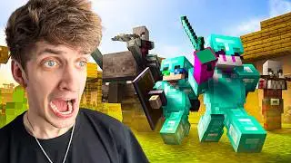 Battling a Raid in Hardcore Minecraft Was a Mistake...