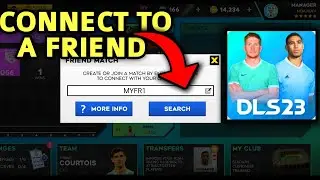 DLS 24 | how to create a match code to connect to a friend anywhere around the world