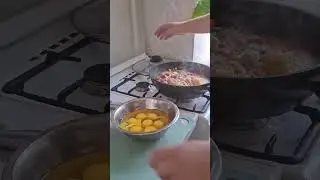 Омлет с овощами на сковороде #завтрак #омлет #ппрецепты