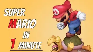 Sculpting Super Mario in 1 Minute 