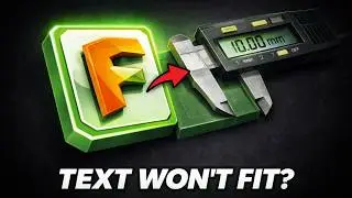 Never Struggle With 3D Text Again (Fusion 360 Trick)