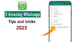 5 Amazing Whatsapp Tips & Tricks || Top 5 WhatsApp scret tricks and tips || Tech world 6