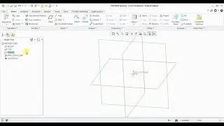 How to Make plane parallel to the screen when you click on sketch | Creo Parametric | ETN