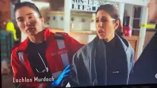 Zula’s acting debut in Hudson & Rex. Well done you little Rottweiler! That medic looks familiar to.