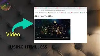Insert Video into a Website Using HTML | Video tag - html 5