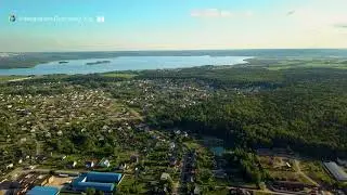 Сёмково и окресности с высоты. Беларусь. Видео Дубровский