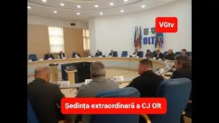 Olt. Rectificare bugetară, aprobată în ședința extraordinară a CJ Olt