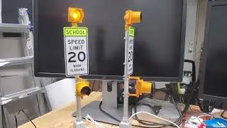 School Speed Zone Signals! - 1:9 Scale Models