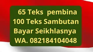 contoh sambutan pembukaan lomba 17 agustus