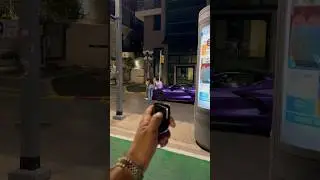 People get scared from a super car. 