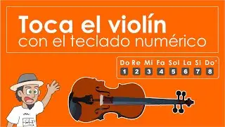 Toca el violín con el teclado numérico