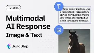 Multimodal AI API with No Code - using visual backend builder