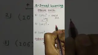 Maths magic ✨ | square trick | multiplication short tricks | talati exam maths short tricks |