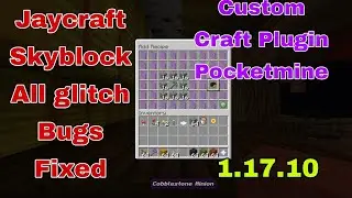 Custom Craft Plugin Pocketmine || Jay Gamerz || Jaycraft